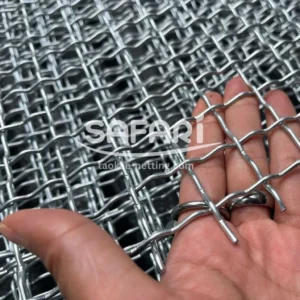 ตะแกรงสาน ชุบสังกะสีแบบ Hot-Dip Galvanized ทนต่อการเกิดสนิม